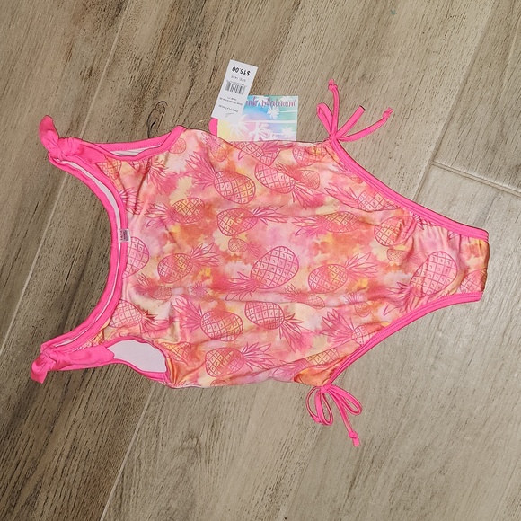 Girl's Pineapple Swimsuit - Picture 1 of 4